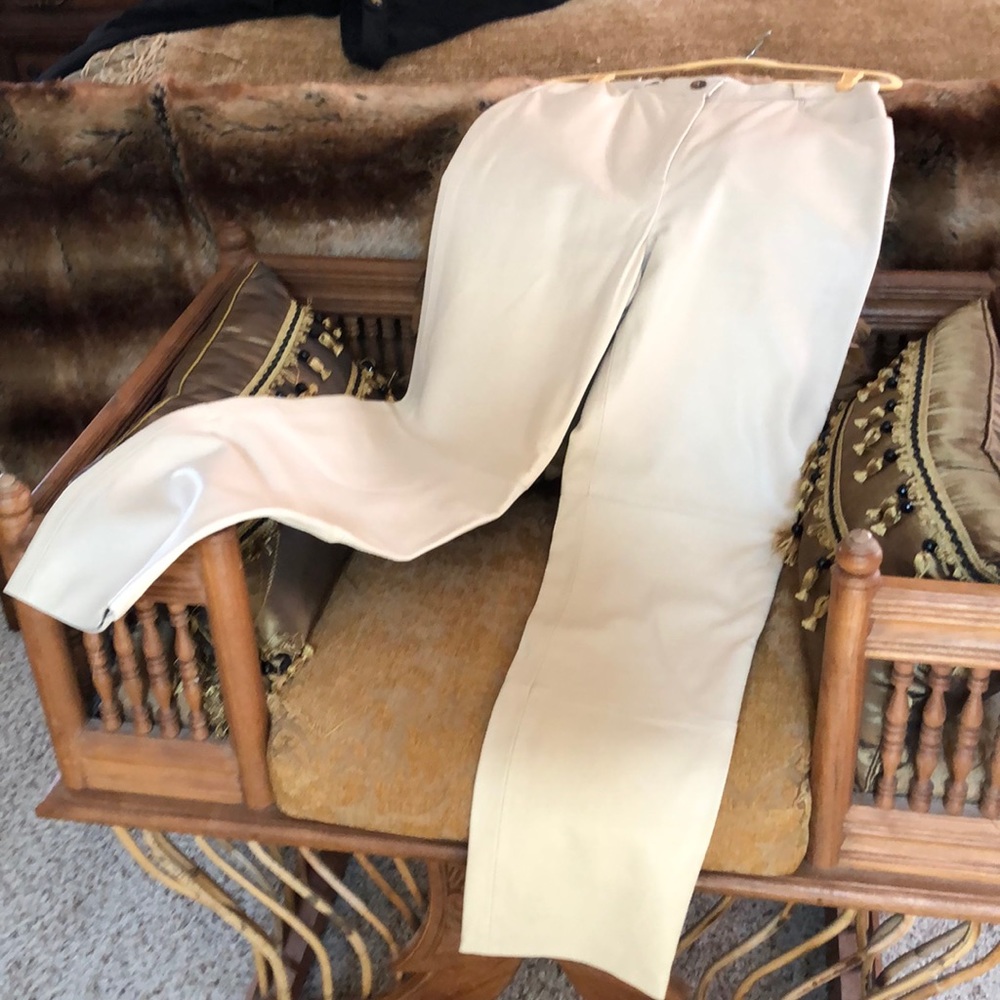 Escada Napa leather pants